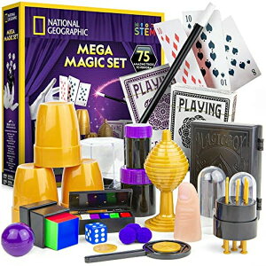 �i�V���i���W�I�O���t�B�b�N ���K �}�W�b�N �Z�b�g NATIONAL GEOGRAPHIC Mega Magic Set - More Than 75 Magic Tricks for Kids to Perform with Step-by-Step Video Instructions for Each Trick Provided by a Professional Magician �y���s�A��