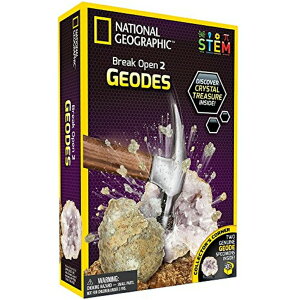�i�V���i���W�I�O���t�B�b�N �u���C�N �I�[�v�� 2 ���A���W�I�[�h NATIONAL GEOGRAPHIC 80478 Break Open 2 Real Geode �y���s�A���i�z