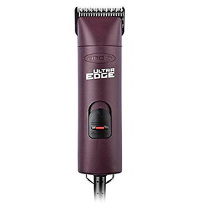 ybg oJ Andis ? 22685, Professional UltraEdge Detachable Blade Clipper ? Super 2-Speed Rotary Motor with Shatter-Proof Housing, Runs Calm & Silent Manner, 3400/4400 SPM - for Coats & Breeds - 120V, Burgundy ysAiz