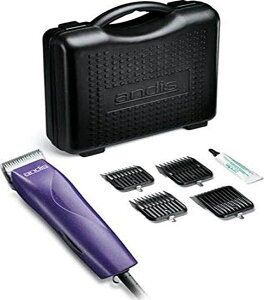 ybg oJ  Andis 21420 EasyClip Pro-Animal 7-Piece Detachable Blade Clipper Kit, Animal/Dog Grooming, Purple MBG-2 ysAiz