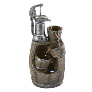 K[f  CeA u^  ̃IuWF EH[^[tH[t@Ee Pure Garden 50-LG1214 Old Fashion Hand Pump Fountain, Silver ysAiz