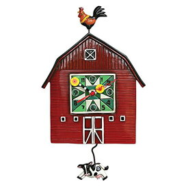 アレン デザイン 振り子時計 納屋 Allen Designs Barn Yard Pendulum Clock 【並行輸入品】