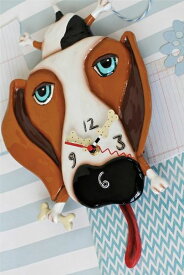 アレン デザイン 振り子時計 バックリー 犬 Allen Designs Buckley Pendulum Clock 【並行輸入品】