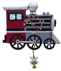 アレン デザイン 振り子時計 チューチュートレイン Allen Designs Choo Choo Train Pendulum Clock 【並行輸入品】