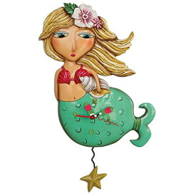 アレン デザイン 振り子時計 人魚 Allen Designs Shelley Mermaid Pendulum Clock 【並行輸入品】