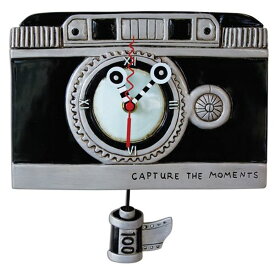 アレン デザイン 振り子時計 ヴィンテージカメラフィルム Allen Designs Vintage Camera Film Canister Pendulum Clock 【並行輸入品】