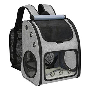 �C���R ���� �o�[�h �g���x���L�����A�[ COVONO Expandable Pet Carrier Backpack for Cats, Dogs and Small Animals, Portable Pet Travel Carrier, Super Ventilated Design, Airline Approved, Ideal for Traveling/Hiking/Camping �y���s�A���i�z