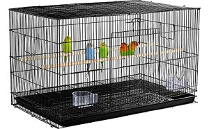 CR  o[h gxLA[ Yaheetech 30'' Length Flight Bird Cage Iron Flight Parrot Cage for Small Parrots Parakeets Cockatiels Budgies Conures Quaker Parrot ysAiz