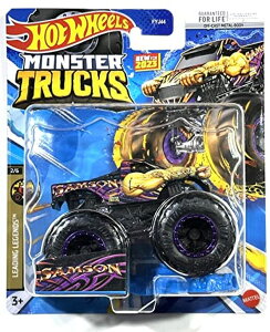 zbgEB[ X^[gbN Hot Wheels Monster Trucks - Samson - New Model - 2/6 Leading Legends - 2023 Case D / 4 - Mint/NrMint - Ships Bubble Wrapped in a Box with Fill ysAiz