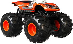 �z�b�g�E�B�[�� �����X�^�[�g���b�N Hot Wheels Monster Trucks Twin Mill die-cast 1:24 Scale Vehicle with Giant Wheels for Kids Age 3 to 8 Years Old Great Gift Toy Trucks Large Scales �y���s�A���i�z