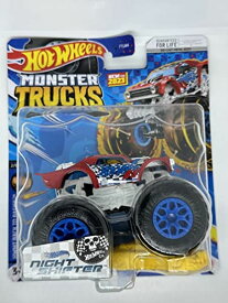 ホットウィール モンスタートラック Hot Wheels Monster Trucks - Night Shifter - 2023 Case C / 3 - Ships Bubble Wrapped in a Box 【並行輸入品】