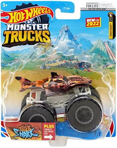 zbgEB[ X^[gbN Hot Wheels 2022 - Monster Trucks - Tiger Shark 54/75 - Crash Squad 4/4 ysAiz