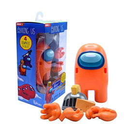 アモングアス アモンガス Just Toys LLC Among Us Action Figures Series 2 (Orange w/Cheese) 【並行輸入品】
