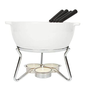 ��� ���� ��̃I�u�W�F �e�[�u���g�b�v�t�@�E���e�� �C���e���A���� Boska Cheese Fondue Party Set - Fondue Pot Set Microwave Safe Ceramic Hot Pot Chocolate Fountain Snack - Wedding Registry Items Small Kitchen Appliances for up t