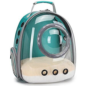 �C���R ���� �o�[�h �g���x���L�����A�[ Henkelion Bubble Carrying Bag for Small Medium dogs Cats, Space Capsule Pet Hiking backpack, Airline Approved Travel carrier - Grey �y���s�A���i�z