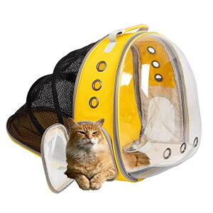 �C���R ���� �o�[�h �g���x���L�����A�[ HOVONO Double-Compartment Pet Carrier Backpack for Small Cats and Dogs, Cat Travel Carrier for 2 Cats, Perfect for Traveling/Hiking/Camping, Grey �y���s�A���i�z