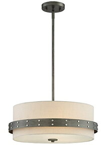   ̃IuWF e[ugbvt@Ee CeA DESIGNERS FOUNTAIN Garrett 3-Light Pendant, Weathered Iron, 92431-WI ysAiz