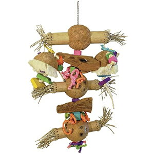 �C���R ���� �o�[�h �g���x���L�����A�[ Prevue Pet Products Physical & Mental Bodacious Bites Bamboo Shoots Bird Toy 62474 �y���s�A���i�z