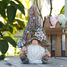 ガーデンライトLEDソーラーライト ソーラーパワー Leekung Garden Gnomes Statues Outdoor Funny - Garden Gnomes Decor with Led Solar Lights Garden Decor Garden Figurine Garden Gnomes Decor for Outside Indoor for Patio Lawn Yard Porch Gifts for Women