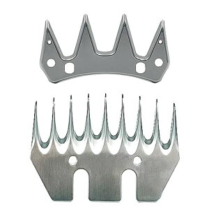 ƒ{poJ r 9 Teeth Pet Sheep Replacement Blades for fit Oster, Lister, Heiniger Sheep Clippers, Detachable Animal Trimmer Shearing for Grooming Goats, Lambs, Llamas, Alpacas ysAiz