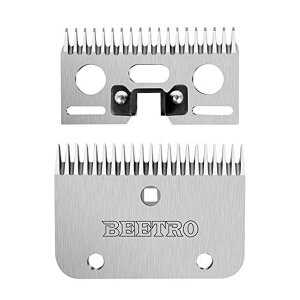 ƒ{poJ r BEETRO 19 and 21 Teeth Horse Shears Replacement Blades, Professional Stainless Steel Clipper Blades for Horse Equine Goat Pony Cattle ysAiz