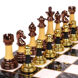 チェスセット 15" Acrylic Chess Sets for Adults Kids with Zinc Alloy + Acrylic Chess Pieces & Portable Folding Wooden Chess Board Travel Tournament Chess Set Strategy Board Game Gift ? Chessmen 【並行輸入品】
