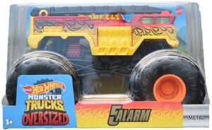 zbgEB[ X^[gbN Hot Wheels Monster Trucks 5 Alarm - 1:24 Scale Oversized [Yellow/red] ysAiz