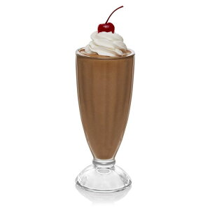   ̃IuWF e[ugbvt@Ee CeA Libbey Fountain Shoppe Milkshake Glasses, 12-ounce, Set of 6 ysAiz