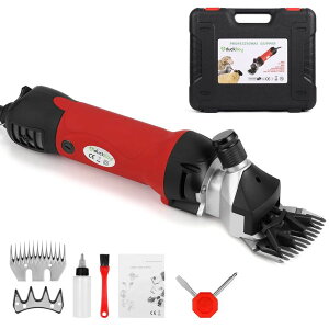 �ƒ{�p�o���J�� �r DUCKBOY Electric Sheep Clippers Heavy Duty, Professional 500W Shearing Machine for Sheep, Goats, Cattle Farm Livestock Pet, Large Thick Hair Dogs Grooming Trimmer �y���s�A���i�z