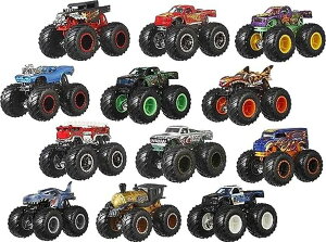 �z�b�g�E�B�[�� �����X�^�[�g���b�N Hot Wheels Monster Trucks Ultimate Chaos! Exclusive Diecast Car 12-Pack �y���s�A���i�z