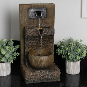 K[f  CeA u^  ̃IuWF EH[^[tH[t@Ee Alpine Corporation 3-Tier Cascading Fountain with Warm White LED Lights ysAiz