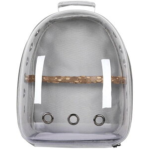 �C���R ���� �o�[�h �g���x���L�����A�[ PUZOU Pet Parrot Carrier Bird Travel Bag Backpack Space Capsule Transparent Backpack Breathable Parrot Backpack �y���s�A���i�z