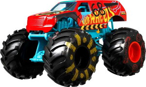 �z�b�g�E�B�[�� �����X�^�[�g���b�N Hot Wheels Monster Truck 1:24 Scale Demo Derby Vehicle with Giant Wheels for Kids Age 3 to 8 Years Old Great Gift Toy Trucks Large Scale �y���s�A���i�z