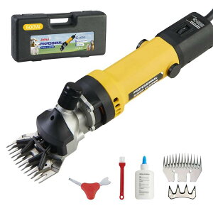 ƒ{poJ r Johui Electric Sheep Shears 500W, 6-Speed Heavy-Duty Variable Speed Adjustment, Perfect for Grooming Sheep, Goats, Large Dogs, with Replacement Blades, Perfect Choice for Farmers and Groomers ysAiz