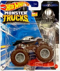 �z�b�g�E�B�[�� �����X�^�[�g���b�N Hot Wheels Monster Trucks New for 2024 1:64 Scale (Mandalorian) �y���s�A���i�z