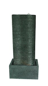 K[f  CeA u^  ̃IuWF EH[^[tH[t@Ee Bubbling S-Shape Black Floor Fountain with Lights ysAiz