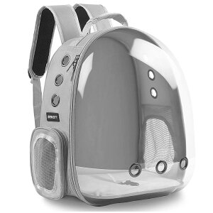�C���R ���� �o�[�h �g���x���L�����A�[ BEIKOTT Cat Backpack Carriers Bag, Dog Backpack, Pet Bubble Backpack for Small Cats Puppies Dogs Bunny, Airline-Approved Ventilate Transparent Capsule Backpack for Travel, Hiking and Outdoor Us �y��