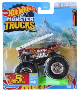 zbgEB[ X^[gbN Hot Wheels Monster Trucks 5 Alarm - Connect and Crash Car ysAiz
