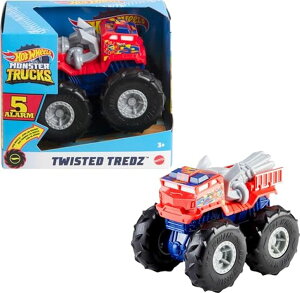 �z�b�g�E�B�[�� �����X�^�[�g���b�N Hot Wheels Monster Trucks Twisted Tredz Vehicles, Creature-Themed 1:43 Scale Toy Truck with Pull-Back Motor & Giant Wheels, Gift for Kids Ages 3 Years Old & Up �y���s�A���i�z