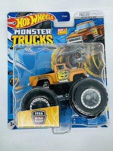 zbgEB[ X^[gbN Hot Wheels Monster Trucks - 1956 Hi-Tail Hauler - Crash Legends 2/5 - Pickup Truck - 2023 Mix 2 ysAiz