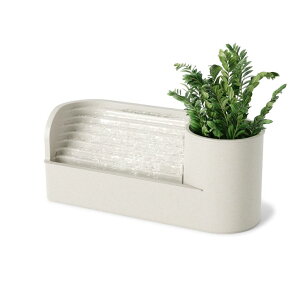   ̃IuWF e[ugbvt@Ee CeA Umbra Stream Water Fountain for Tabletop Desktop - Soothing and Calming Zen for Bedroom or Office, Sand ysAiz