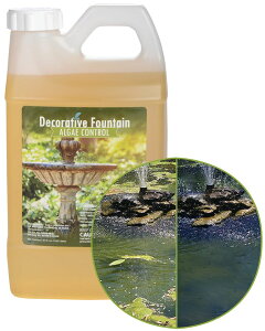   ̃IuWF e[ugbvt@Ee CeA Fountain Algaecide and Clarifier - 64oz - Kills and Inhibits All Types of Algae Growth, Formulated for Small Ponds and Water Features, Treats up to 64,000 Gallon