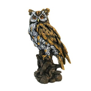 K[fCgLED\[[Cg \[[p[ VV-Ladybug Solar Owl Garden Statues Outdoor Decor Resin Owl Figurine with Solar Lights Owl Sculpture for Porch Patio Lawn Yard Decorations Christmas Housewarming Gifts for Women Mom,Tw y