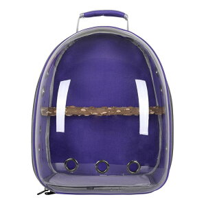 �C���R ���� �o�[�h �g���x���L�����A�[ Bird Carrier Backpack, Bird Travel Carrier with Standing Perch, Lightweight Breathable Parrot Cage for Small Birds, Green Cheek, Cockatiel, Parrot �y���s�A���i�z