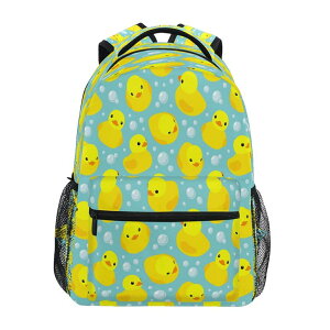 �C���R ���� �o�[�h �g���x���L�����A�[ Kcldeci Yellow Rubber Ducks Kids Backpack for Boys Girls Elementary Kindergarten Preschool School Bag Toddler Book Bags �y���s�A���i�z