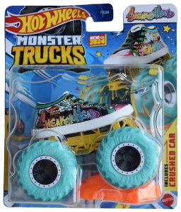 zbgEB[ X^[gbN Hot Wheels Monster Trucks Sneakerhead, Freestyle Wreckers 10/12 Includes Crushed Car ysAiz