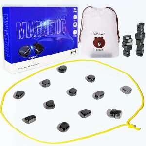 `FXZbg Magnetic Chess Game Set for Kids and Adults, 2024 New Fun Table Top Multiplayer Magnetic Chess Game with Stones, Tabletop Board Games Strategy Game Family Party Games ysAiz
