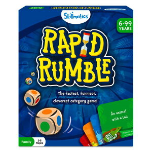 �`�F�X�Z�b�g Skillmatics Board Game Rapid Rumble, Fun for Family Game Night, Educational Toy, Card Game for Kids, Teens & Adults, Gifts for Ages 6, 7, 8, 9 and Up �y���s�A���i�z