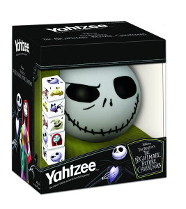 �`�F�X�Z�b�g Disney Yahtzee The Nightmare Before Christmas Dice Game | Collectible Jack Skellington Toy | Family Dice Game & Travel Games �y���s�A���i�z