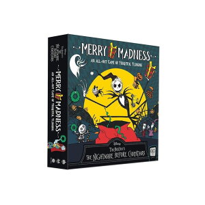 �`�F�X�Z�b�g Disney Tim Burton�fs The Nightmare Before Christmas Merry Madness | Quick-Rolling Family Dice Game | Great Kids & Family Board Game | Officially-Licensed Merchandise �y���s�A���i�z